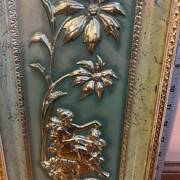 Vintage 1950s Mid Century Modern Metalcraft Four winter Wall Hanging - Picture 3 of 10